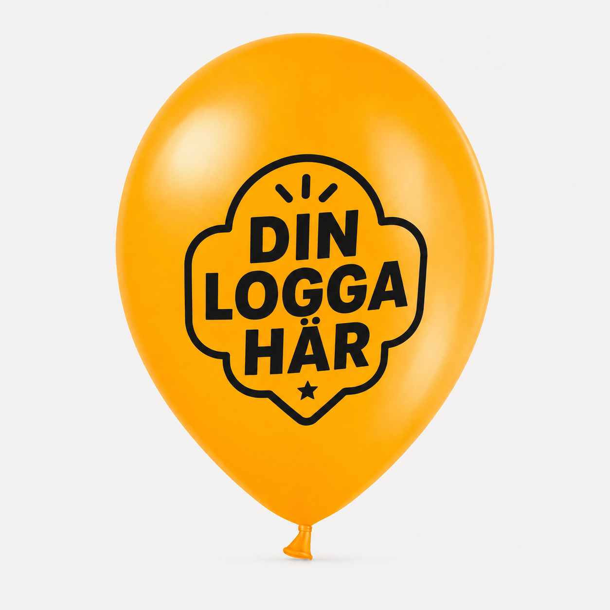 Standard latexballong med tryck